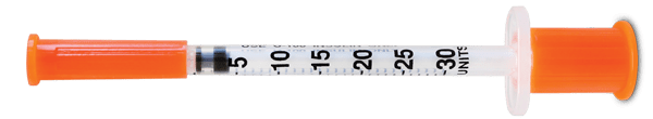 30 unit syringe (0.3 mL)